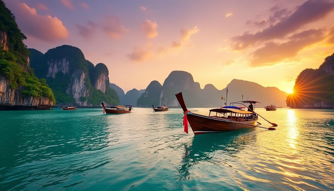 Découvrez les îles Ko Tapu et Khao Phing Kan, célèbres pour leur apparition dans le film James Bond. Explorez des paysages spectaculaires et plongez au cœur de la légende en visitant ces sites emblématiques de Thaïlande.