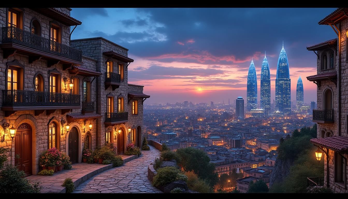 Découvrez Bakou, la capitale de l'Azerbaïdjan, où traditions ancestrales et innovations modernes se côtoient harmonieusement. Plongez dans une ville fascinante entre héritage historique et architecture futuriste.