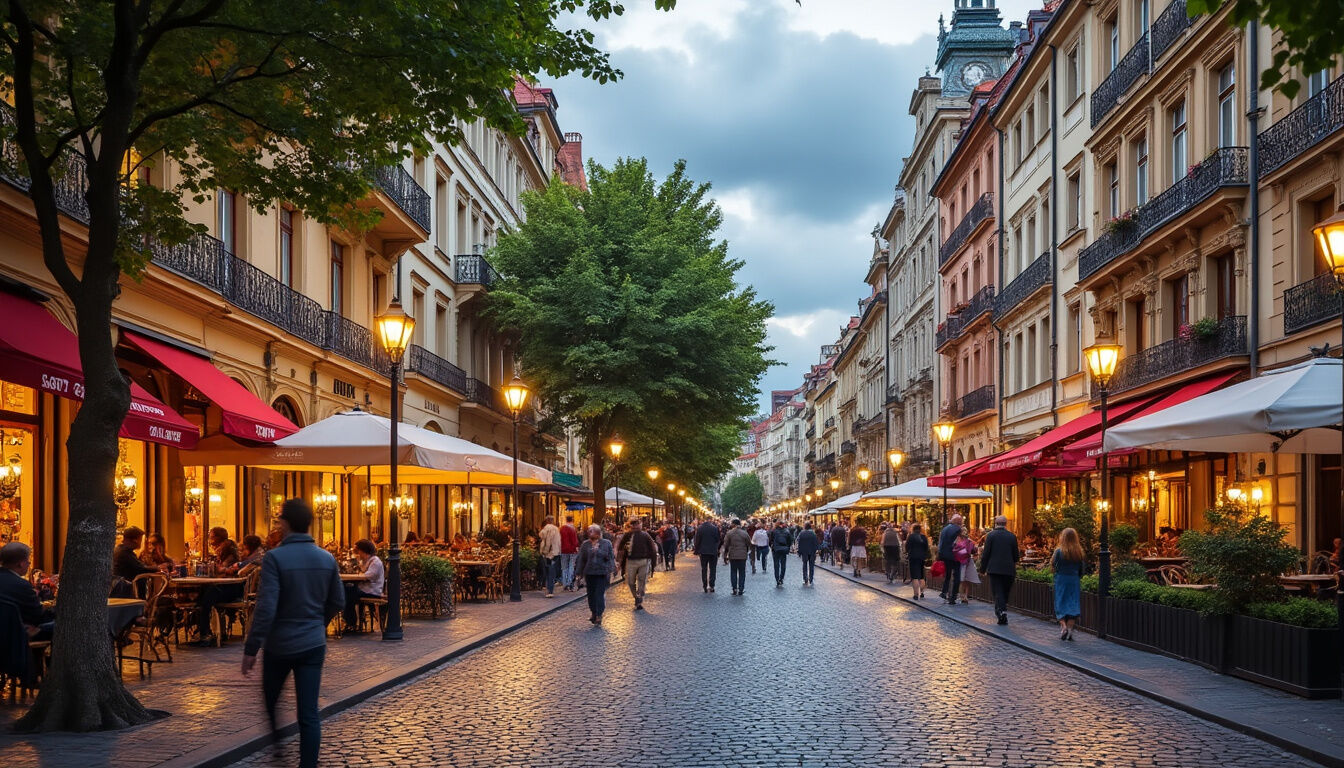 Découvrez la rue Pařížská à Prague avec notre guide complet : histoire, boutiques de luxe, architecture Art nouveau, restaurants et astuces pour profiter pleinement de cette avenue emblématique du centre-ville.