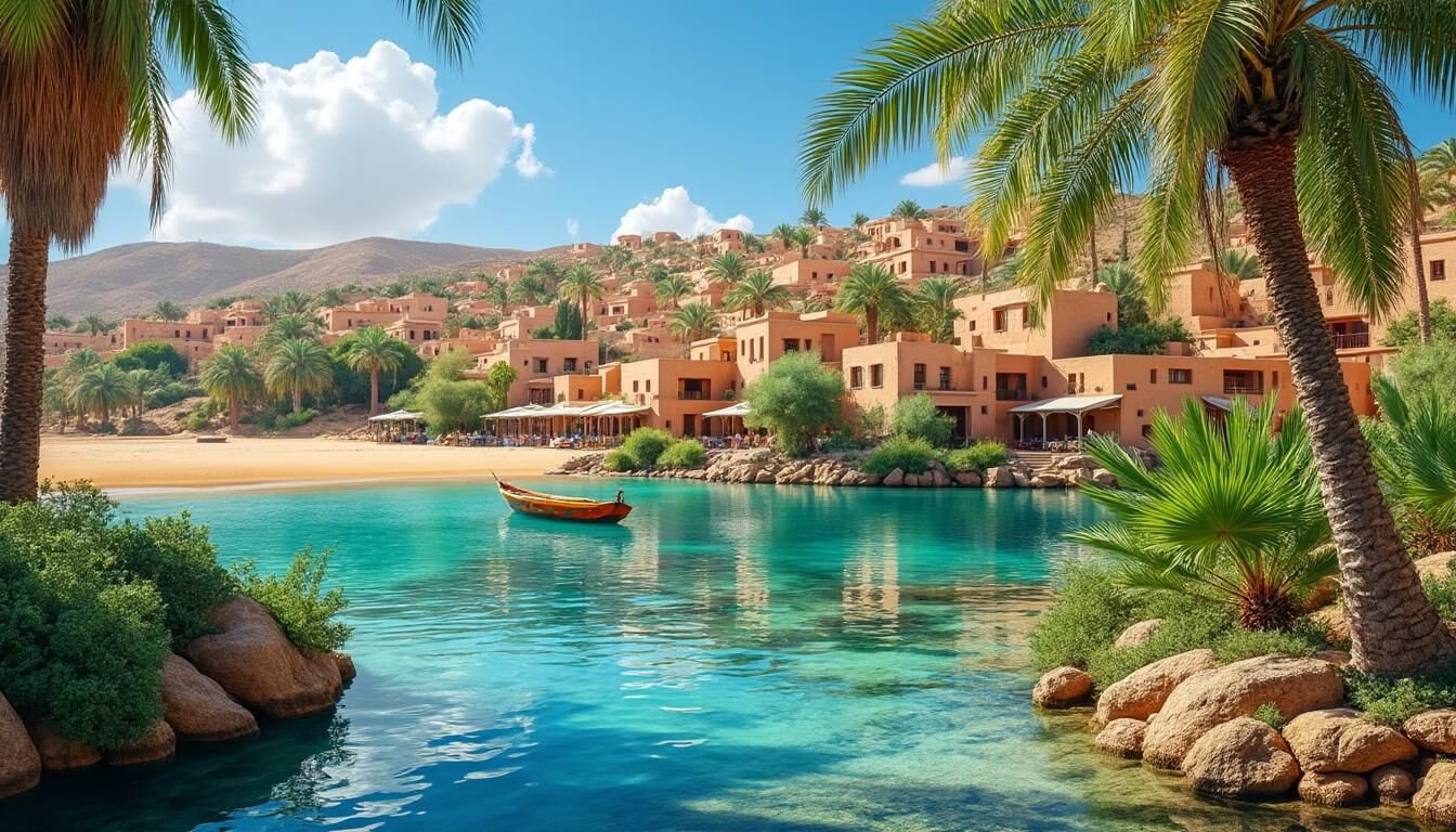 Explorez Gabès, une magnifique région tunisienne où la mer Méditerranée rencontre des oasis verdoyantes, offrant un paysage unique et une culture riche à découvrir.