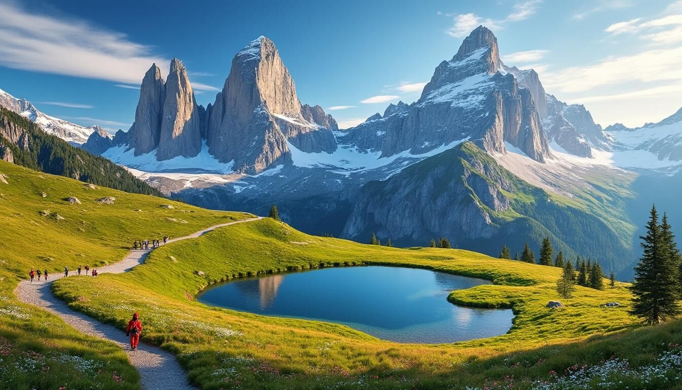 Découvrez le tour complet des Dents du Midi, une randonnée incontournable en Haute-Savoie offrant des panoramas spectaculaires et une immersion nature unique.