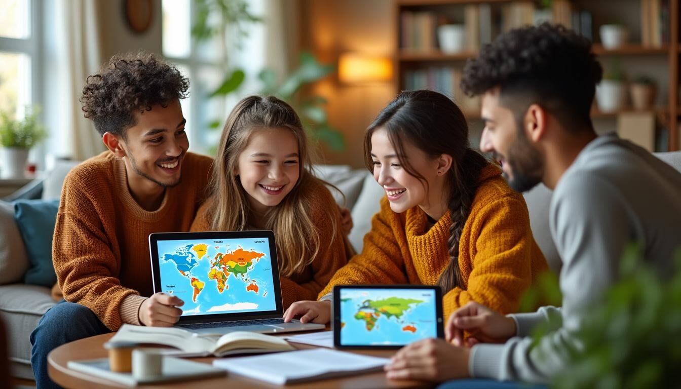 Linguifamily vous propose d'apprendre une langue étrangère en immersion familiale, pour une expérience authentique et efficace dans un environnement convivial.