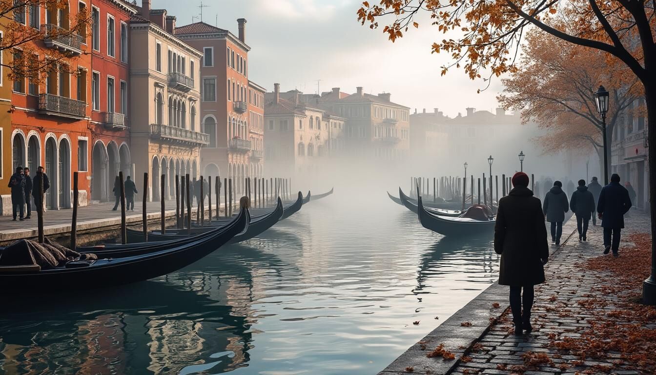 Découvrez nos meilleures astuces pour visiter Venise en novembre : profitez d'une ambiance paisible, évitez la foule et vivez une expérience authentique dans la Sérénissime.