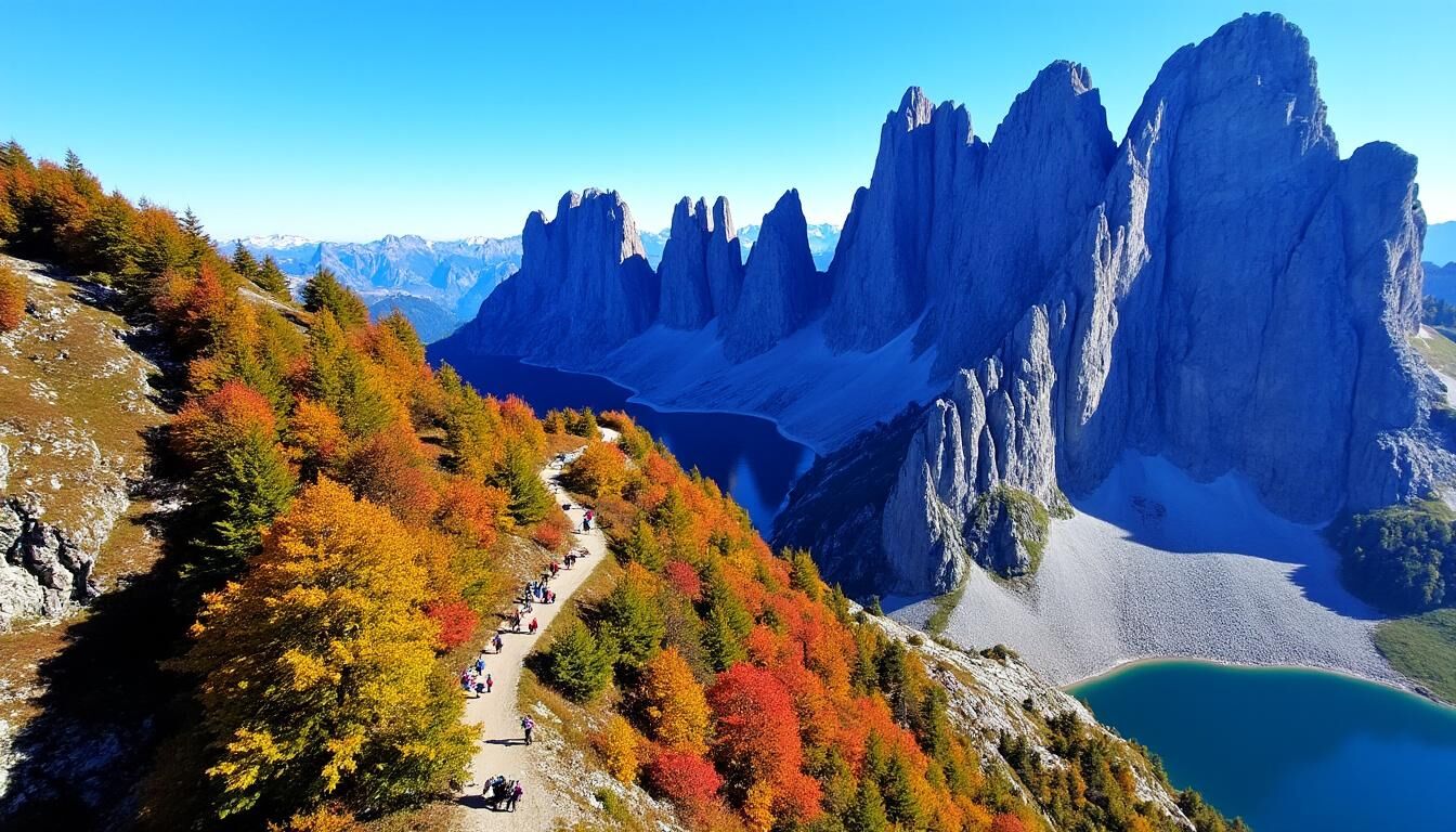 Découvrez le tour complet des Dents du Midi, une randonnée spectaculaire à travers les paysages alpins suisses, idéale pour les amoureux de la nature et de la montagne.
