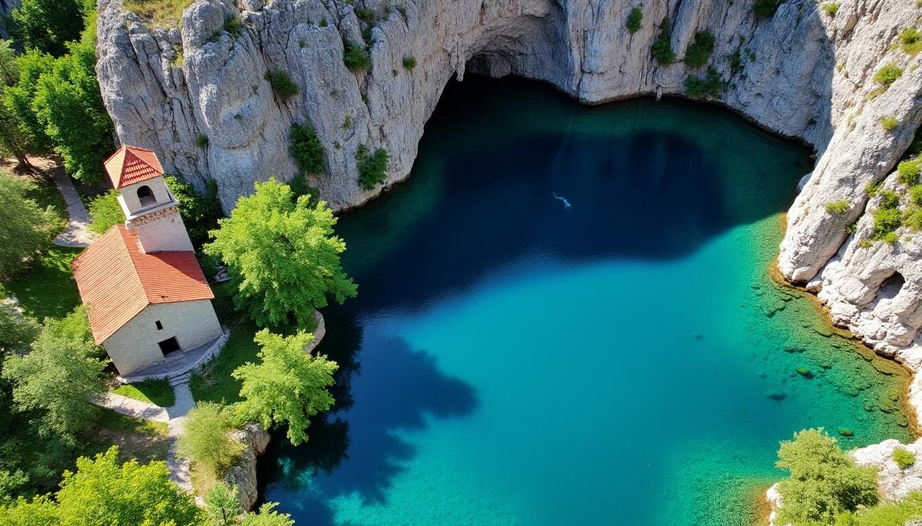 Découvrez l'Œil de la Terre en Croatie, un site naturel unique où la beauté de la nature révèle un paysage exceptionnel à explorer absolument.