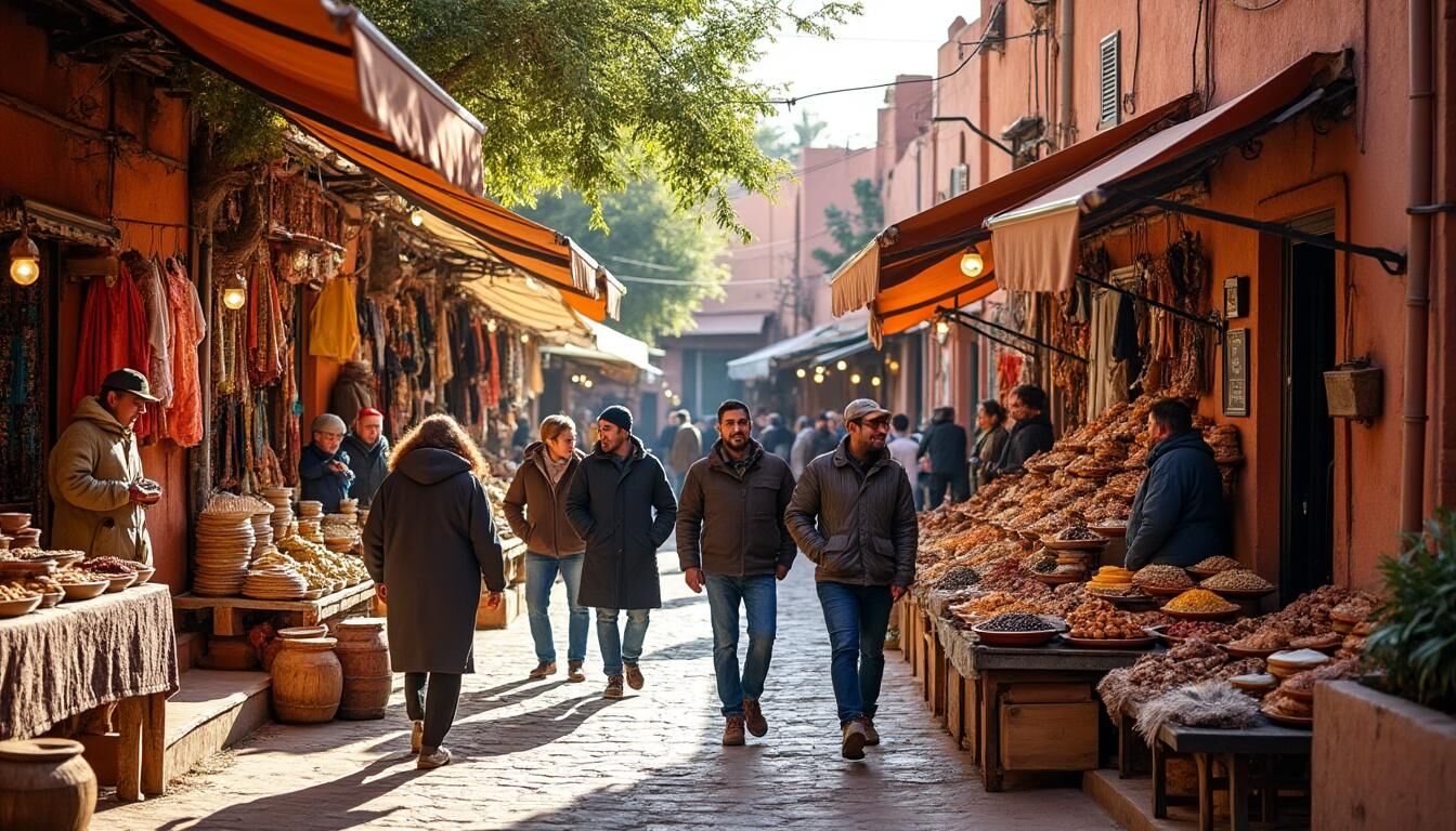 Découvrez pourquoi Marrakech est une destination idéale en janvier : profitez d’un climat doux, explorez des activités uniques et suivez nos conseils pratiques pour un séjour réussi au Maroc.