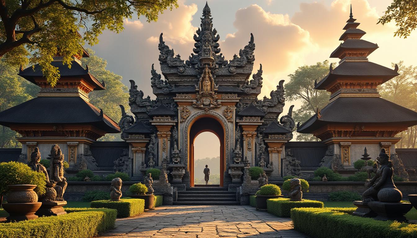 explorez pura taman kemuda saraswati à ubud, un temple sacré enchanteur connu pour ses magnifiques jardins de lotus et son architecture traditionnelle balinaise.