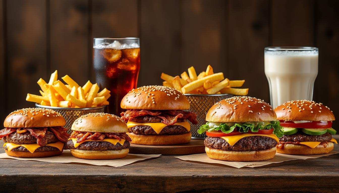 découvrez l'histoire, les recettes et les secrets des burgers emblématiques des usa, incontournables de la cuisine américaine.