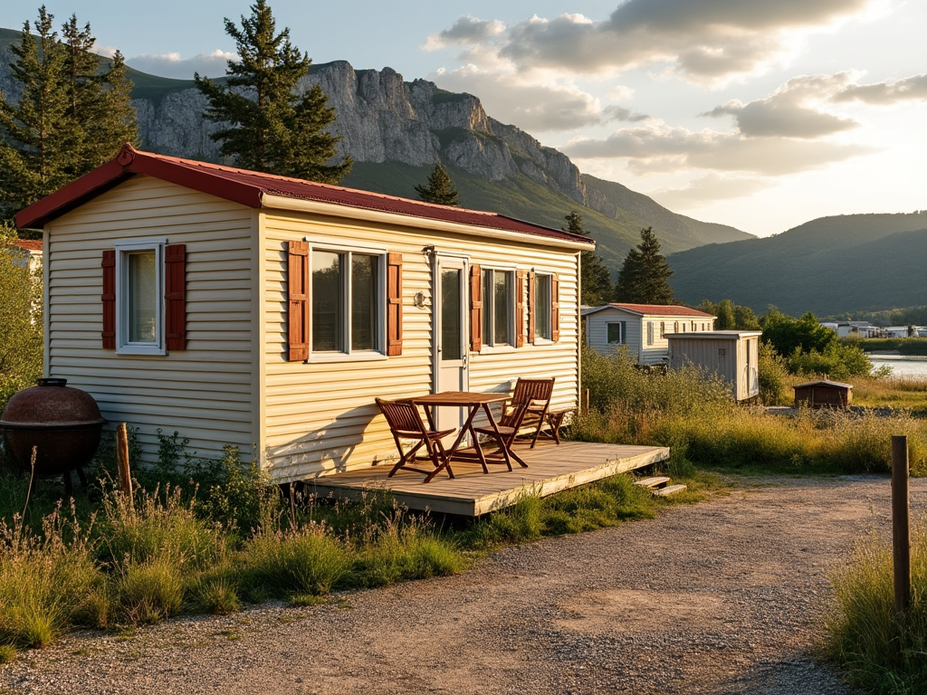 Tiny maison de vacances entourée de nature