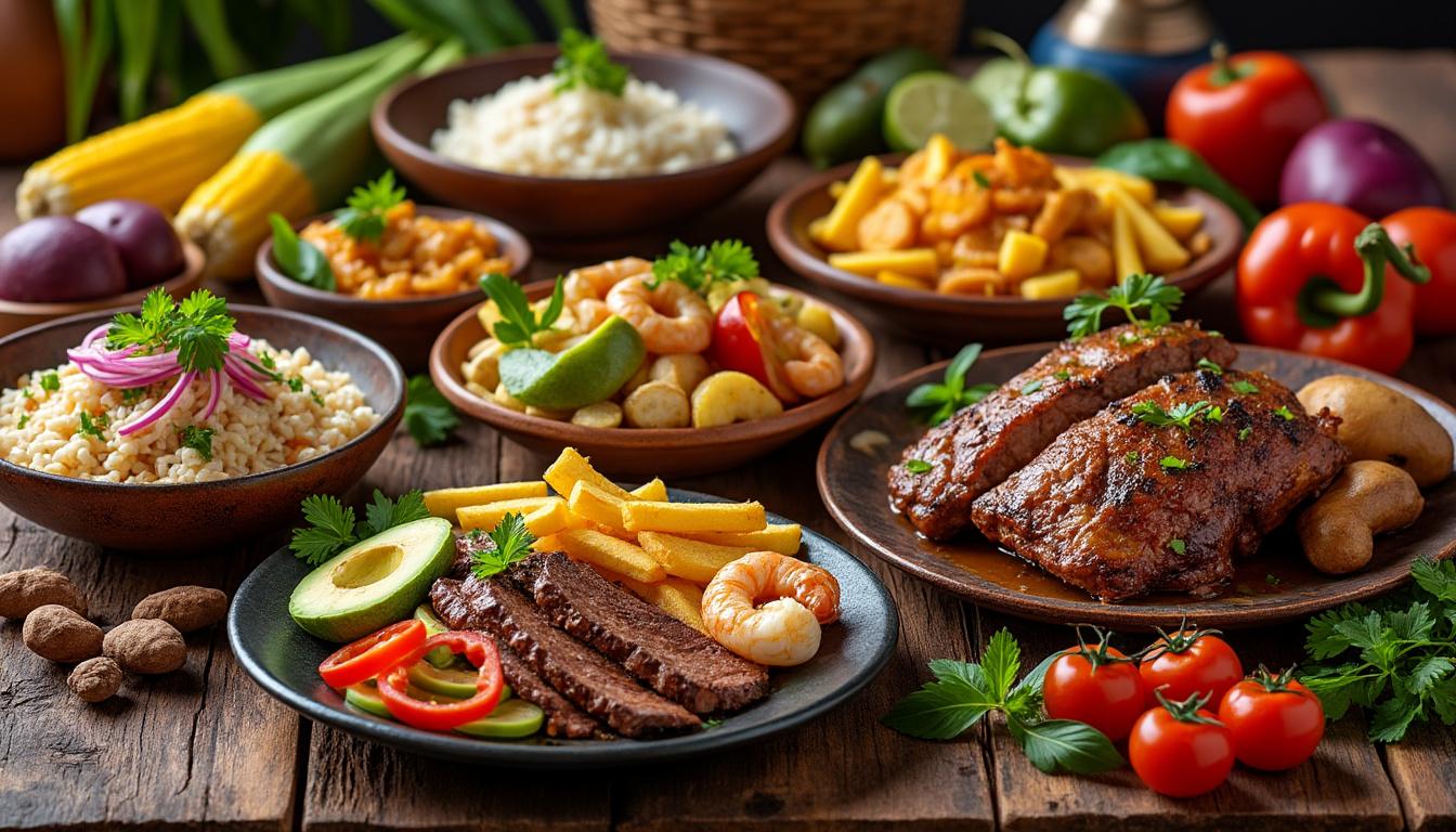 explorez les saveurs uniques des plats typiques du pérou et embarquez pour un voyage culinaire inoubliable qui éveillera vos papilles.