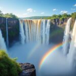 explorez les chutes victoria en afrique du sud, un spectacle naturel impressionnant offrant des panoramas à couper le souffle et une expérience inoubliable au cœur de la nature sauvage.