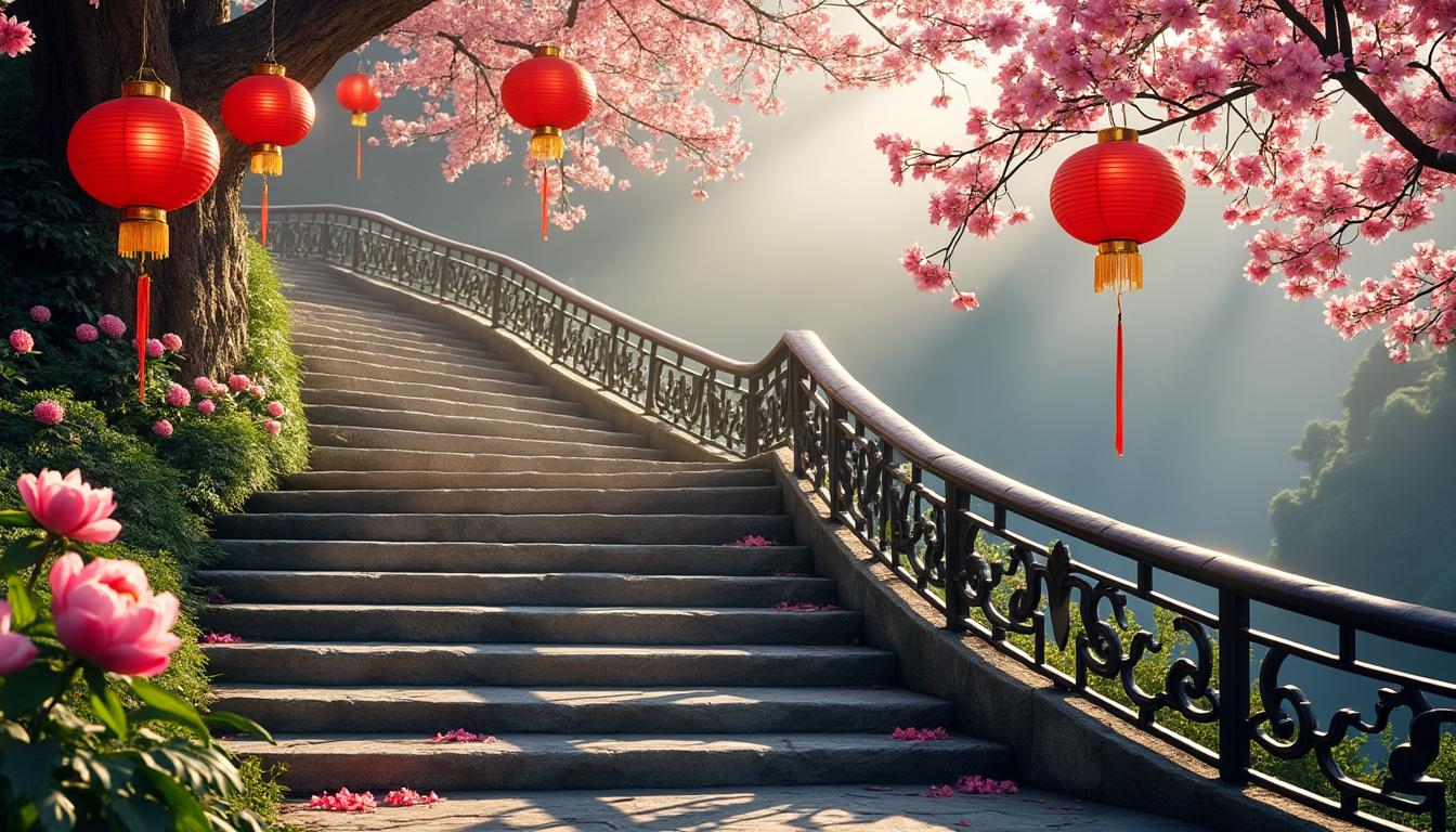 découvrez l'escalier de l'amour en chine, une merveille architecturale chargée d'histoire et de symbolisme, qui fascine les visiteurs par sa beauté et son romantisme unique.