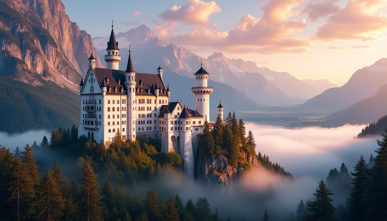 explorez le château de neuschwanstein, un joyau romantique en bavière, et plongez dans l'histoire et la magie de ce monument emblématique entouré de paysages enchanteurs.