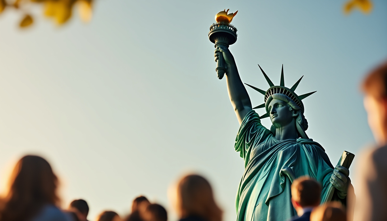 plongez dans l'histoire captivante de la statue de la liberté, symbole emblématique de liberté et d'amitié entre la france et les états-unis.