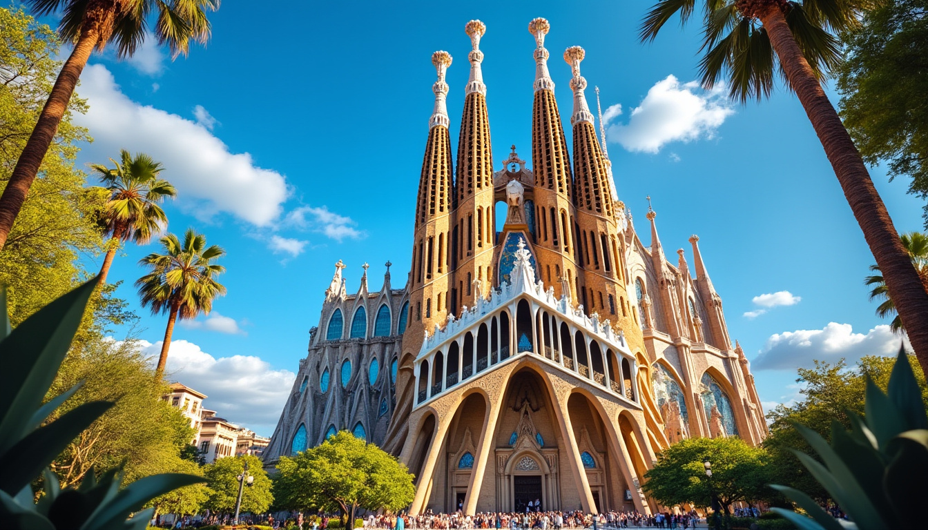 découvrez la sagrada família, chef-d'œuvre architectural de gaudí à barcelone, et plongez dans l'histoire et la beauté unique de cette basilique emblématique.