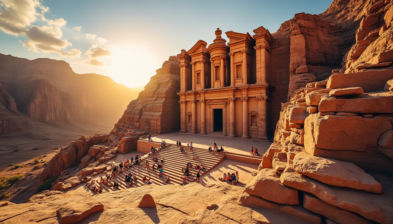explorez pétra, le joyau archéologique de jordanie, célèbre pour ses monuments taillés dans la roche et son histoire fascinante. une destination incontournable pour les passionnés d'histoire et d'aventure.