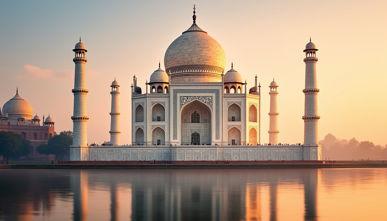 découvrez l'histoire fascinante et l'architecture remarquable du taj mahal, un joyau emblématique de l'inde alliant beauté, amour et héritage culturel.