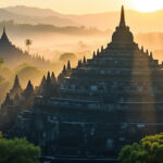 explorez l'histoire fascinante et les mystères du temple de borobudur, le plus grand sanctuaire bouddhiste au monde, et découvrez ce chef-d'œuvre architectural unique en indonésie.