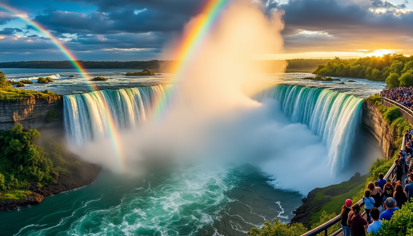 explorez les spectaculaires chutes du niagara et plongez dans leur histoire captivante. découvrez leurs merveilles naturelles et les secrets qui en font une attraction incontournable.