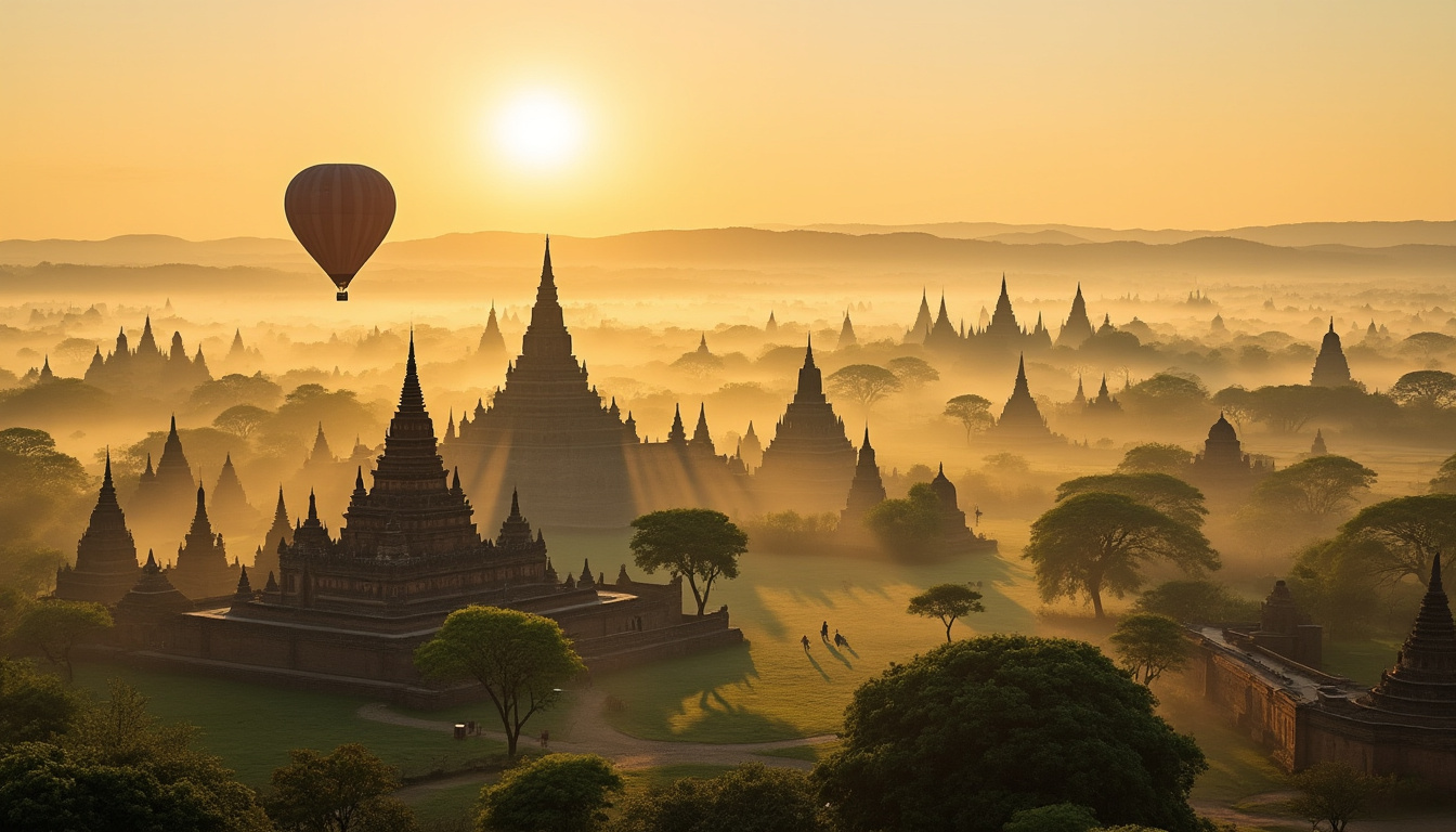 découvrez bagan, la cité aux mille temples, grâce à notre guide complet. explorez son histoire, ses temples incontournables, et préparez votre voyage pour une expérience inoubliable en birmanie.