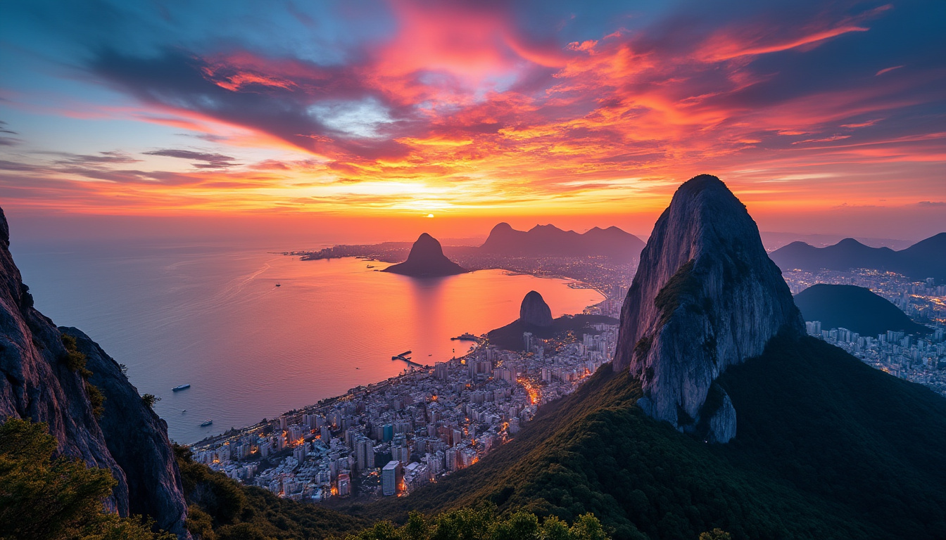 explorez la baie de rio de janeiro, un joyau naturel où la mer rencontre les montagnes, offrant des paysages à couper le souffle et une expérience inoubliable.