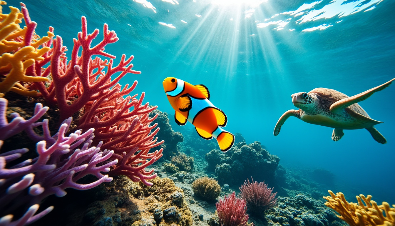 explorez la grande barrière de corail, un trésor naturel abritant un écosystème unique riche en biodiversité marine et paysages sous-marins exceptionnels.