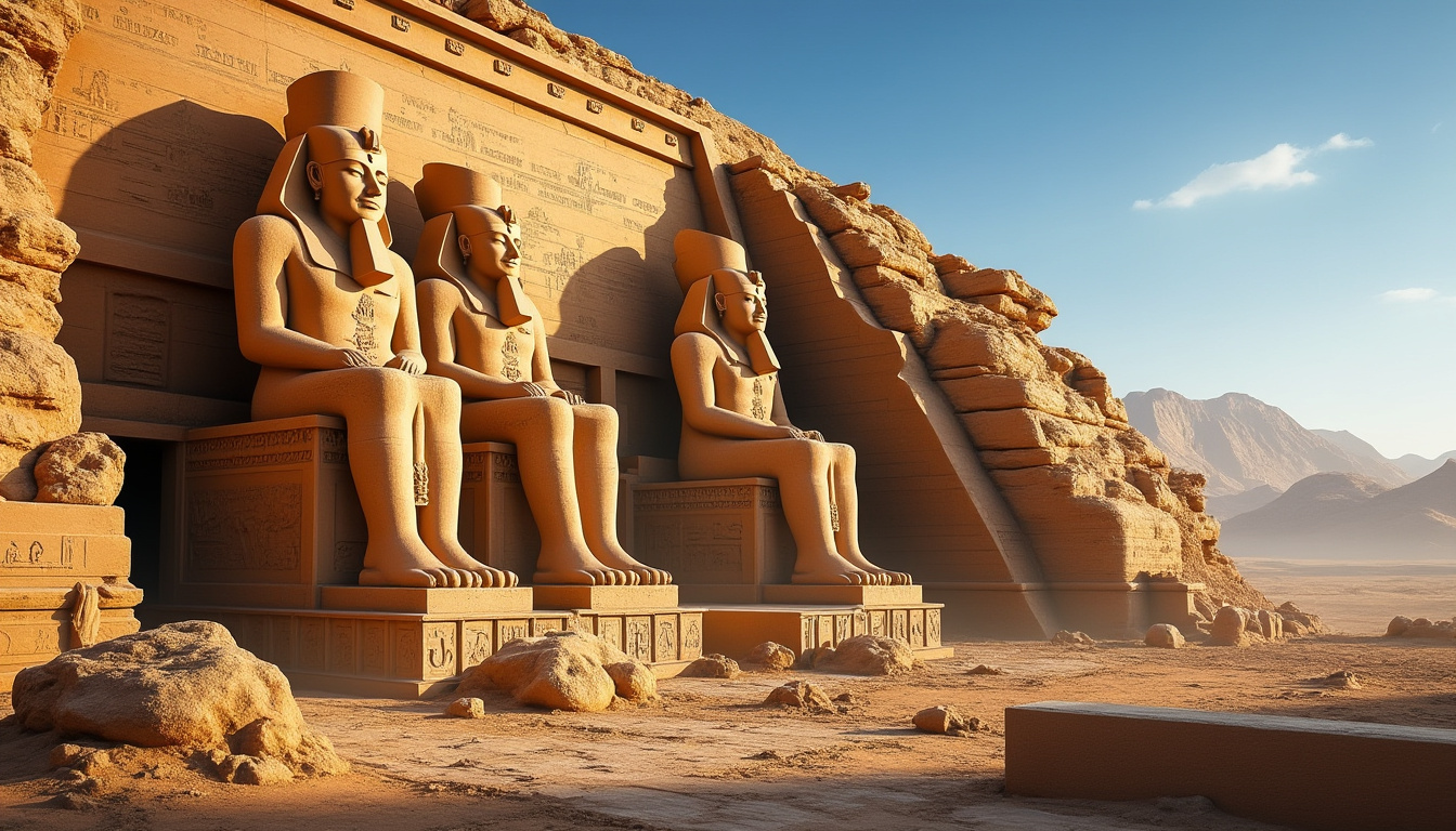 découvrez les secrets architecturaux et historiques d'abou simbel, un site emblématique illustrant la grandeur de l'égypte ancienne et ses merveilles.