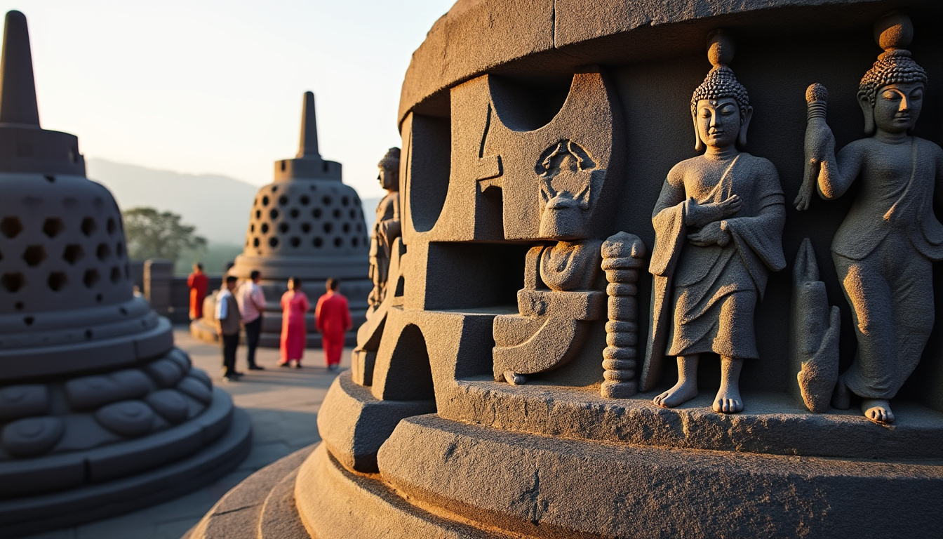 découvrez borobudur, majestueux temple bouddhiste d’indonésie, et plongez dans son histoire fascinante, son architecture unique et sa profonde spiritualité.